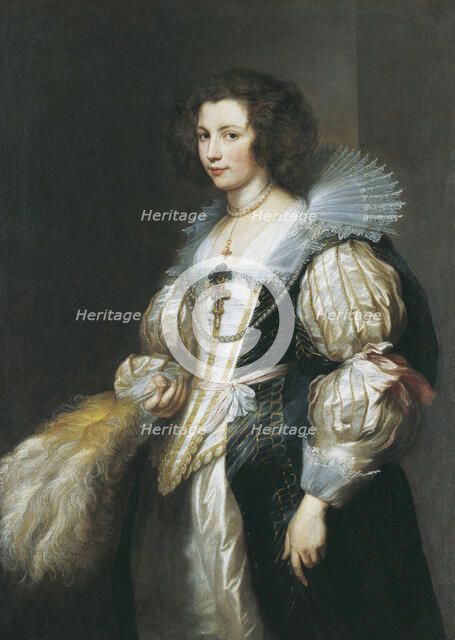 Portrait of Maria de Tassis (1611-1638). Artist: Dyck, Sir Anthony van (1599-1641)