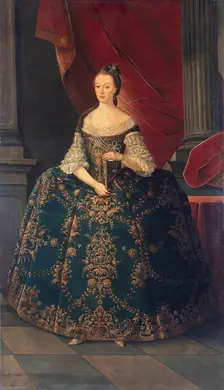 Portrait of Maria Francisca, Princess of Brasil and Beira, 1773. Creator: Miguel Antonio do Amaral