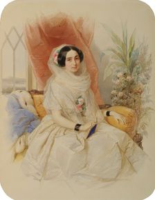 Portrait of Maria Ivanovna Goncharova (1815-1859), née Countess Meshcherskaya