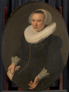 Portrait of Maria Joachimsdr Swartenhont (1598-1631), 1627. Creator: Nicolaes Eliasz Pickenoy