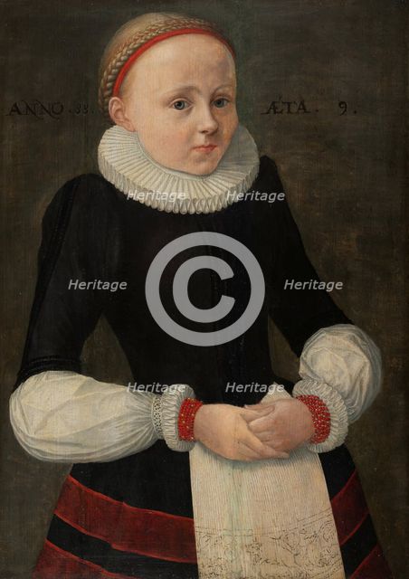 Portrait of Maria Jacobina Völker, 1588. Creator: Unknown.