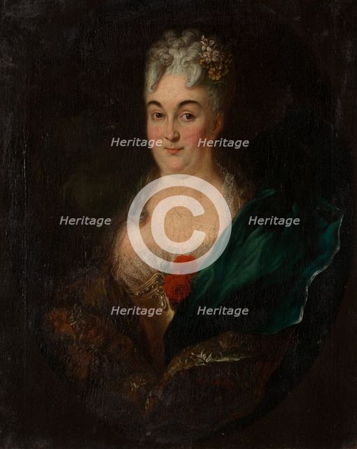 Portrait of Maria Justina von Lersner, c1700-1730. Creator: German Master.