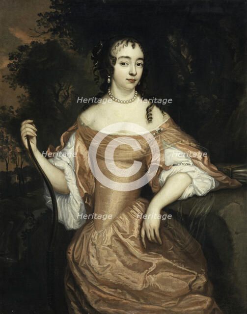 Portrait of Maria of Orange-Nassau (1642-1688), Countess of Simmern-Kaiserslautern, c. 1645.