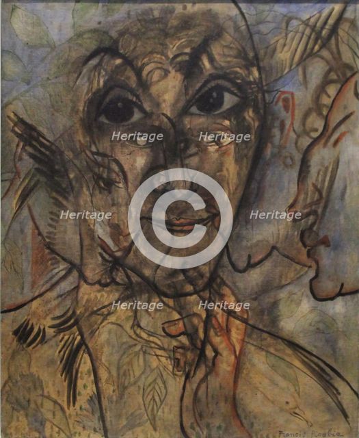 Portrait of Maria Lani, 1928-1929. Creator: Picabia, Francis (1879-1953).