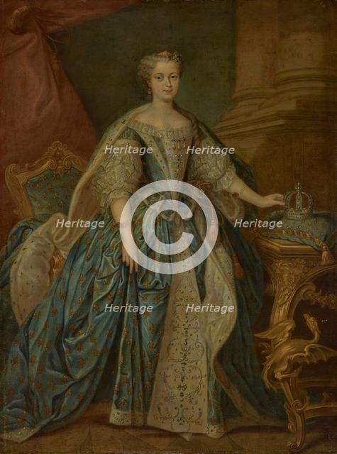Portrait of Maria Leszczynska (1703-1768), 18th century. Creator: Unknown.