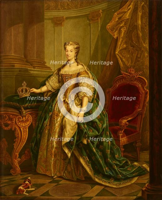 Portrait of Maria Leszczynska (1703-1768), 2nd half of 18th century. Creator: Unknown.
