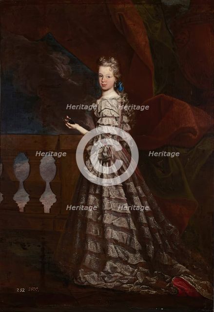 Portrait of Maria Luisa of Savoy, Queen of Savoy, 1701. Creator: Le Vey.