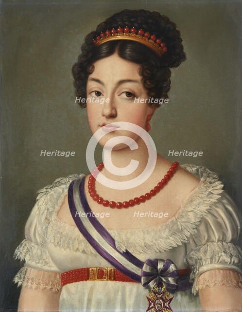 Portrait of Maria Luisa of Spain (1782-1824), Queen of Etruria, Duchess of Lucca, early 19th cen. Creator: Anonymous ().