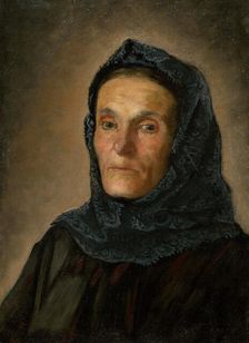 Portrait of Mária Matusková, mid-late 19th century. Creator: Peter Michal Bohún