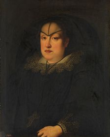 Portrait of Maria Magdalena of Austria as a widow, c1627. Creator: Justus Sustermans