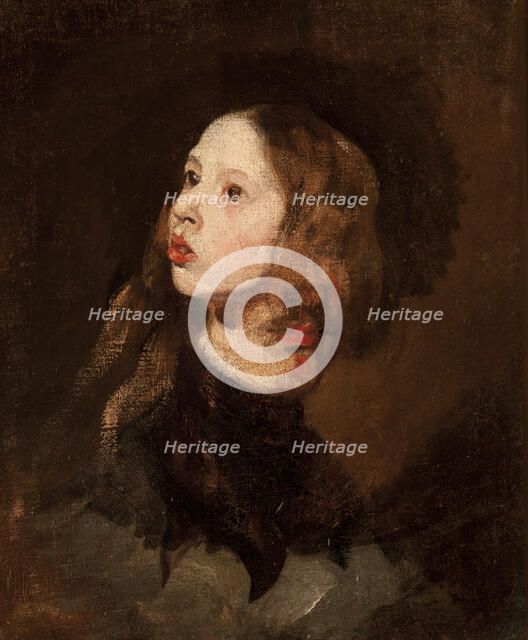 Portrait of Maria Michalowska, c1853. Creator: Piotr Michalowski.