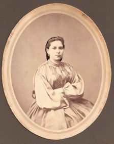 Portrait of Maria Mikhaylovna Dostoevskaya (1844-1888). Artist: Anonymous