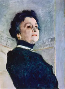 Portrait of Maria Nikolayevna Yermolova (detail), 1905. Artist: Valentin Serov
