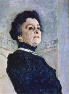 Portrait of Maria Nikolayevna Yermolova (detail), 1905. Artist: Valentin Serov