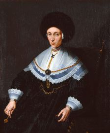 Portrait of Maria Salome von Stalburg (1602-1646), Wife of Johann Maximilian zum Jungen, c1641. Creator: Jeremias van Winghe
