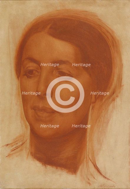 Portrait of Maria Samoylovna Zetlin (1882-1976), née Tumarkina, 1919.