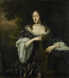 Portrait of Maria Schaep, Wife of Hendrick Bicker, 1682. Creator: Michiel van Musscher