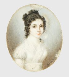 Portrait of Mária Sturman-Szirmay, around 1800. Creator: Unknown