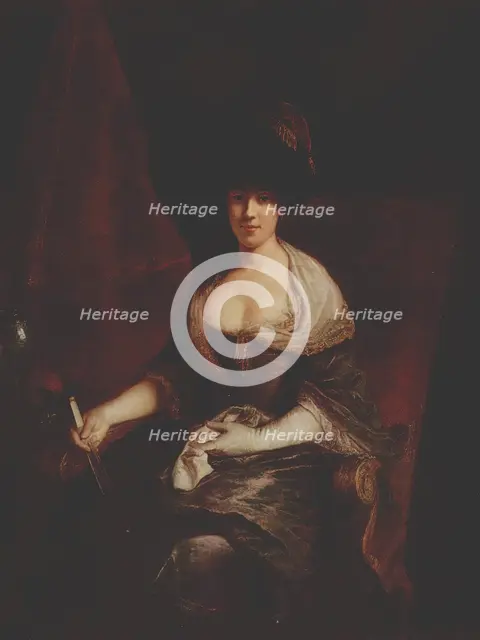 Portrait of Maria Susanna Dinglinger, 1721. Creator: Antoine Pesne.
