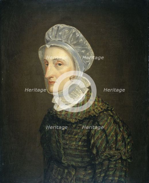 Portrait of Maria Petronella Mann, Wife of Heinrich Gottfried Theodor Crone, 1810-1838. Creator: Jan Philip Simon.