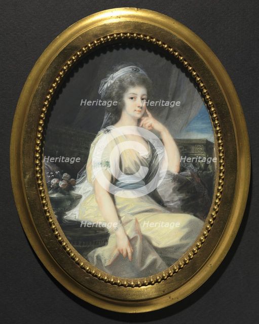 Portrait of Maria Wilhelmine, Countess Thun-Hohenstein, c. 1790. Creator: Heinrich Friedrich Füger (German, 1751-1818).