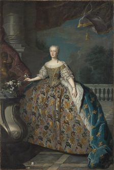 Portrait of Maria Teresa Rafaela (1726-1746), Infanta of Spain, c.1745. Creator: Anonymous