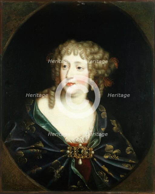 Portrait of Maria Theresa of Spain (1638-1683), Queen of France, ca 1675. Creator: Anonymous.