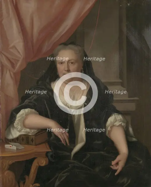 Portrait of Maria van Citters (1684-1752), Wife of Caspar Adriaen Parduyn, 1725-1753. Creator: Philip Van Dijk.