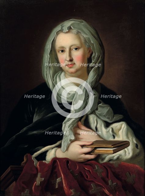 Portrait of Maria Vittoria of Savoy (1690-1766), Princess of Carignano. Creator: Van Loo, Carle (Charles Andre) (1705-1765).