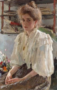 Portrait of Maria Yakovlevna Lvova (1864-1955), née Simonovich, 1895