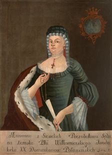 Portrait of Marianna Poczobutt née Siesicka (d. 1674), 4th quarter of 18th century. Creator: Unknown