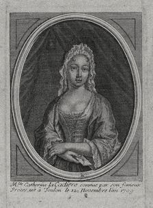 Portrait of Marie Catherine Cadière (1709-1731). Creator: Anonymous