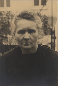 Portrait of Marie Curie (1867-1934) Artist: Anonymous