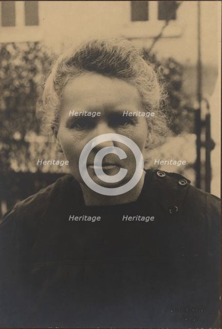 Portrait of Marie Curie (1867-1934) Artist: Anonymous  