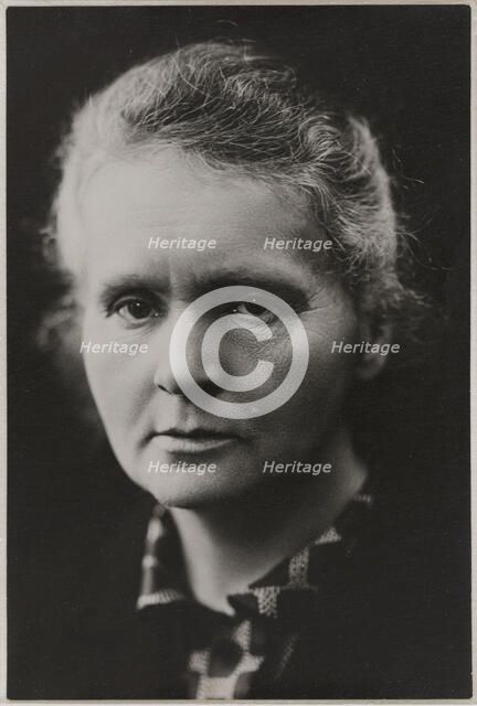 Portrait of Marie Curie (1867-1934). Creator: Manuel, Henri (1874-1947).