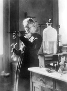 Portrait of Marie Curie (1867-1934), Early 1920s. Creator: Anon