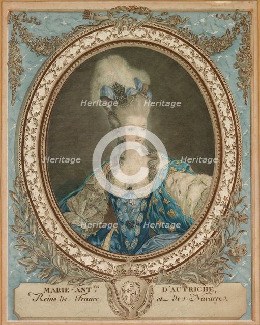 Portrait of Marie Antoinette (1755-1793), … Second Half of the 18th cen.. Creator: Anonymous.