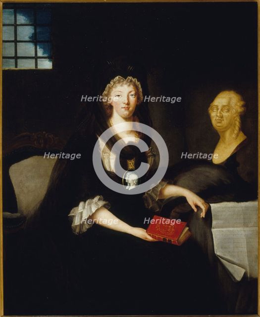 Portrait of Marie-Antoinette at the temple, c1793. Creator: Anne Flore Millet.