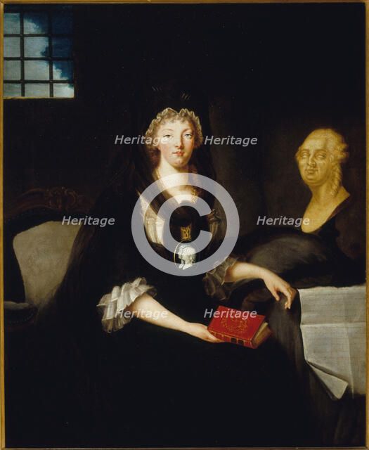 Portrait of Marie-Antoinette at the temple, c1793. Creator: Anne Flore Millet.