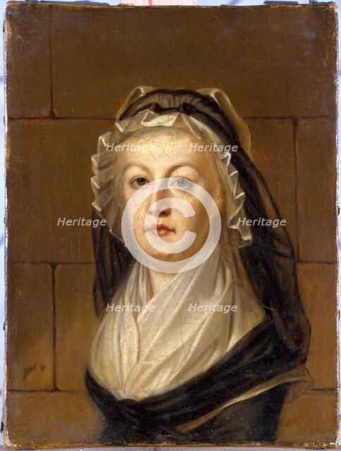 Portrait of Marie-Antoinette at the temple, c1815. Creator: Alexander Kucharsky.