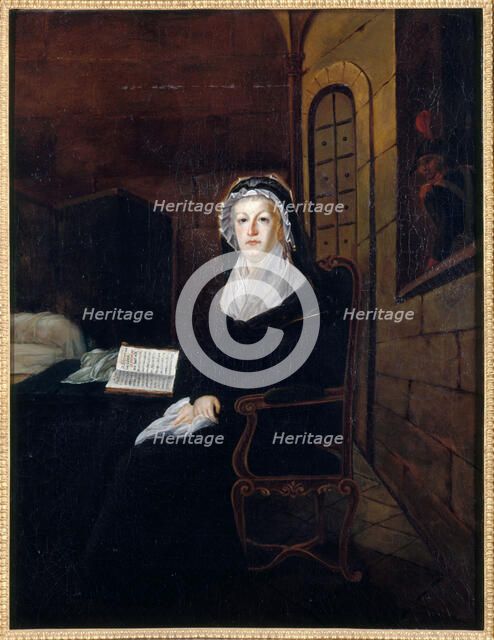 Portrait of Marie-Antoinette at the temple, c1815. Creator: Unknown.