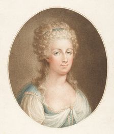 Portrait of Marie Antoinette, late 18th century., late 18th century. Creator: Anon