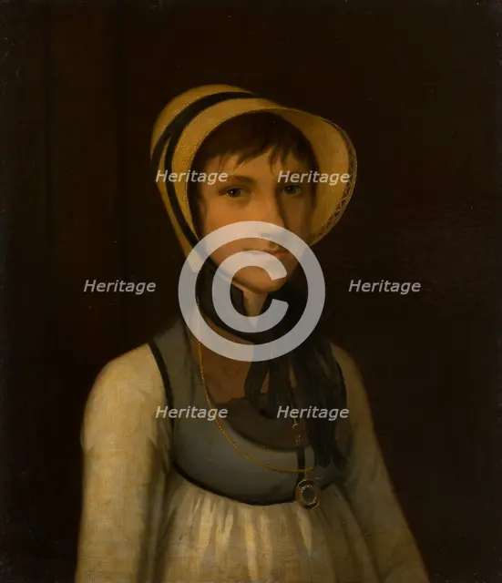 Portrait of Marie Barbara Lauck, late 18th century. Creator: Friedrich Tischbein.
