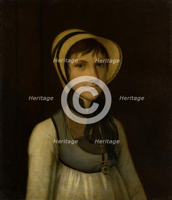 Portrait of Marie Barbara Lauck, late 18th century. Creator: Friedrich Tischbein.