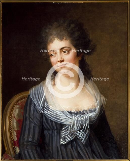 Portrait of Marie Bureau, wife of Claude-Nicolas Ledoux, between 1748 and 1792. Creator: Unknown.