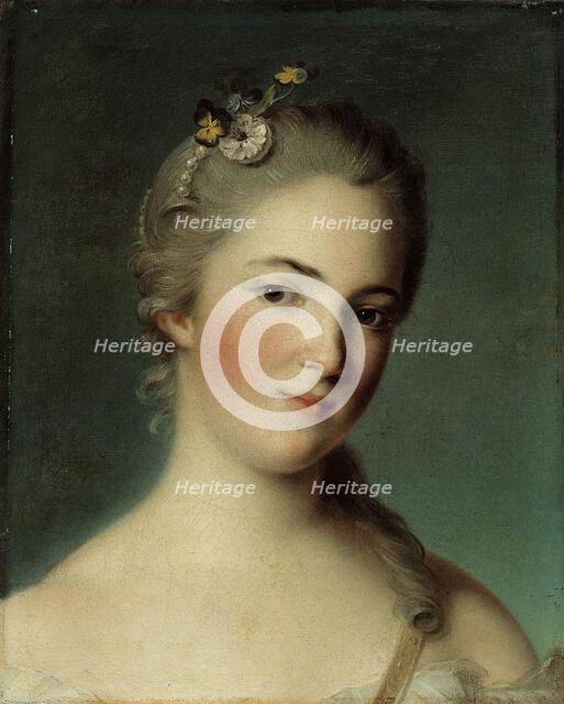 Portrait of Marie-Geneviève Boudrey. Creator: Nattier, Jean-Marc (1685-1766).