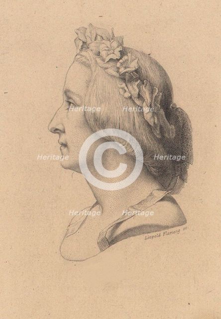 Portrait of Marie d'Agoult (1805-1876), .