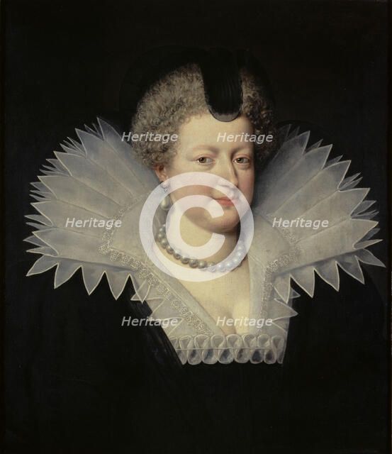 Portrait of Marie de Médici (1575-1642), 1613. Creator: Pourbus, Frans, the Younger (1569-1622).