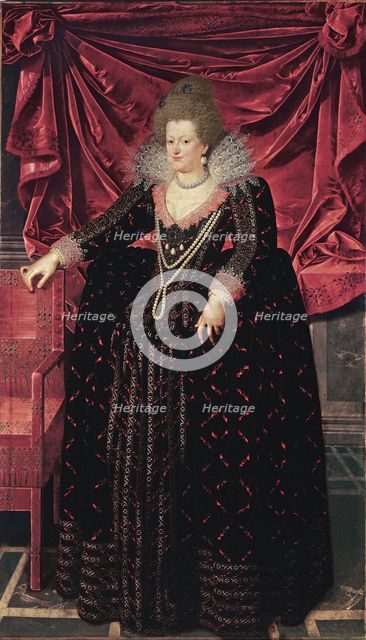 Portrait of Marie de Médici (1575-1642).