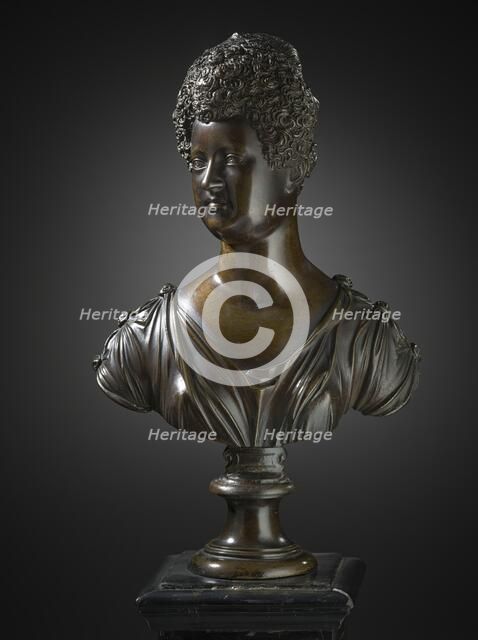 Portrait of Marie de Médicis (image 1 of 6), Probably 1601-1603. Creator: Barthelemy Prieur.